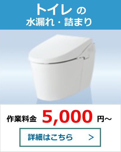 トイレの水漏れ・詰まり・つまり